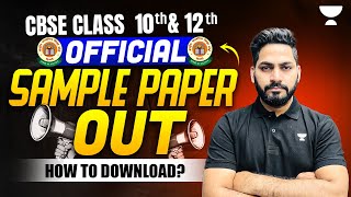 📢 CBSE Latest Update | Class 10 & 12 Sample Papers 2025-26 Released | How to Download?