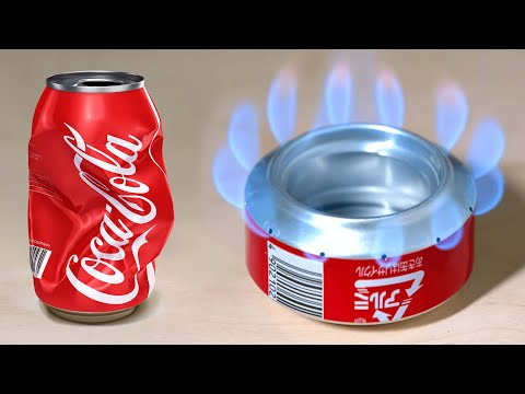 How to Make a Soda Can Stove - AMAZING DIY!