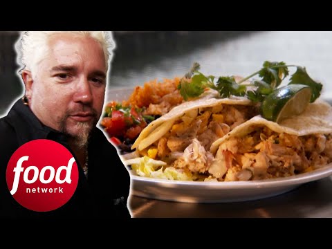 Guy Needs To LAY DOWN After Eating An Entire DELICIOUS Fish Taco | Diners Drive-Ins & Dives