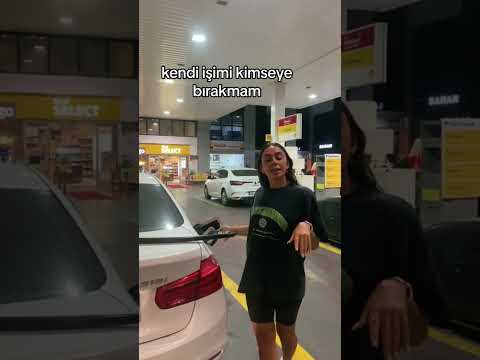 Kendime Benzin pompalıyorum#short#short#kubra_tas