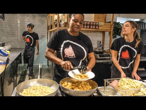 Cooking Italian Small Dumplings. Italian Food. Turin, Torino, Italy