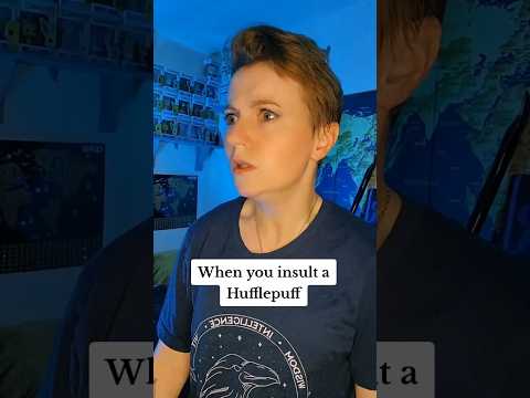 When you insult a Hufflepuff #harrypotter #comedy #hogwarts #tiktok