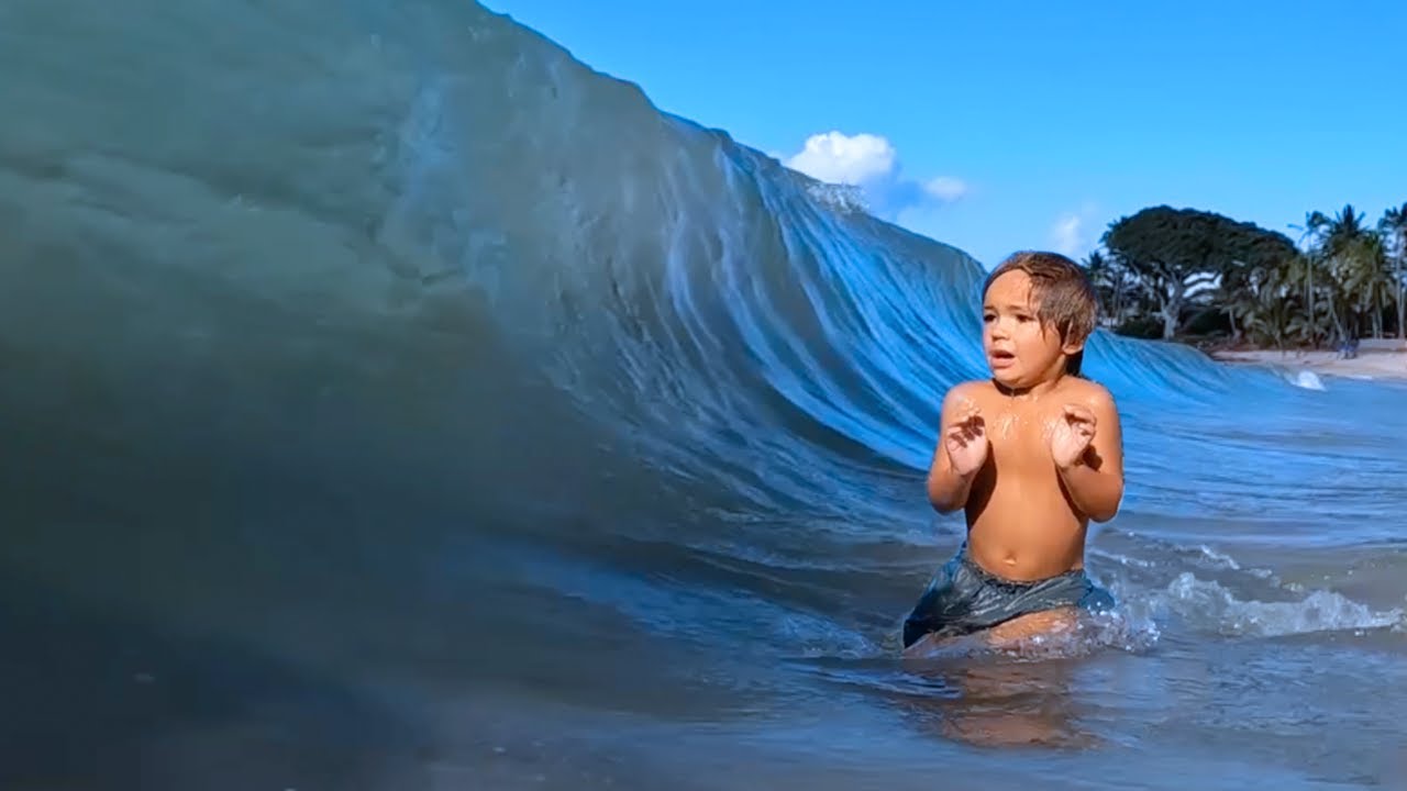 DIVING THE DEEPEST POOL IN HAWAII? XPT and Surf Safety Lessons with the Kids.