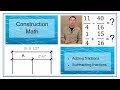 Adding and Subtracting Fractions in Construction Applications