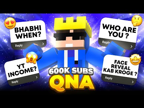 600K SPECIAL QNA | My YOUTUBE INCOME 🤑 / GF ?