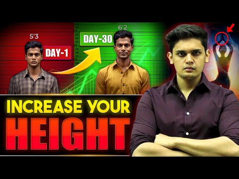 5 Hacks to Increase Your Height 🤯| How to Grow Tall Naturally | Prashant Kirad