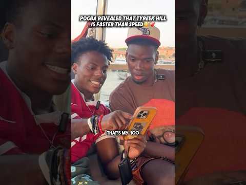 Speed isn’t faster than Tyreek Hill🫣⚡️#ishowspeed #race #pogba #shorts