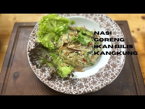 Nasi Goreng Ikan Bilis Kangkung | Tambah Bahan Ini Nasi Goreng Jadi Lagi Sedap|