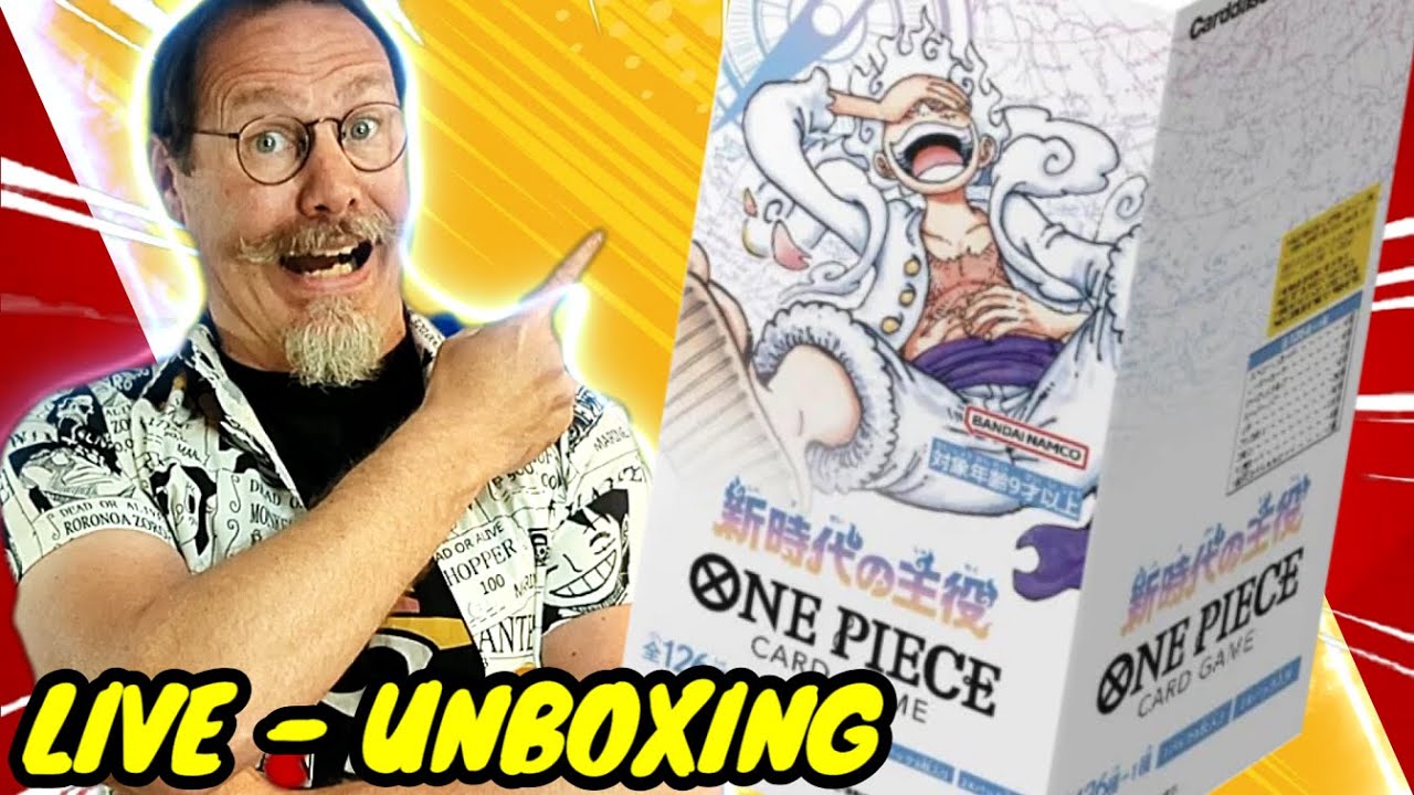 🔴 UNBOXING  🔴 ENFIN LA GEAR5 MANGA ? OP05 ONE PIECE CARD GAME