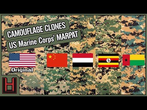 The US Marine Corps MARPAT Clones of China, Yemen, The DRC and Guinea-Bissau