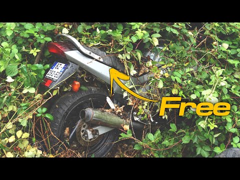 On me donne une moto abandonnée 8 ans dans les ronces : Elle démarre ? EP01