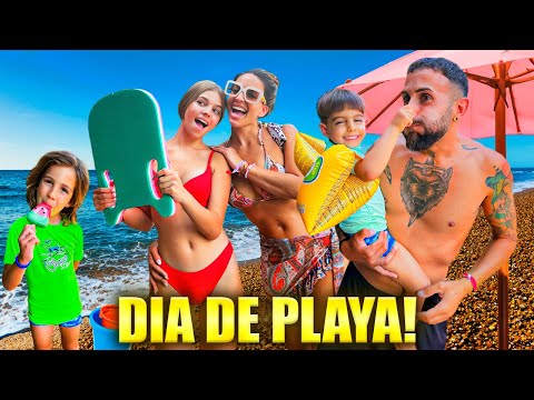 PASAMOS UN DÍA EN LA PLAYA | Familia Amiguindy