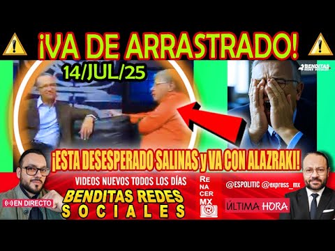 Se VIRALIZA VA DE ARRASTRADO ¡ Salinas se REBAJA en ENTREVISTA con Alazraki !
