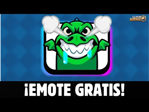 ¡EMOTE GRATIS! COMO TENER el EMOTE OCULTO del DRAGON FEROZ GRATIS | CLASH ROYALE TEMPORADA 72
