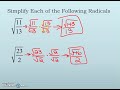 Simplifying Radicals: Key Concepts and Techniques