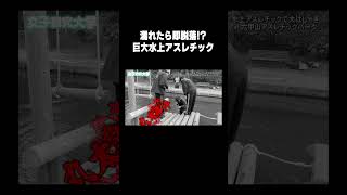 濡れたら即脱落!?巨大水上アスレチックで遊んでみたwww