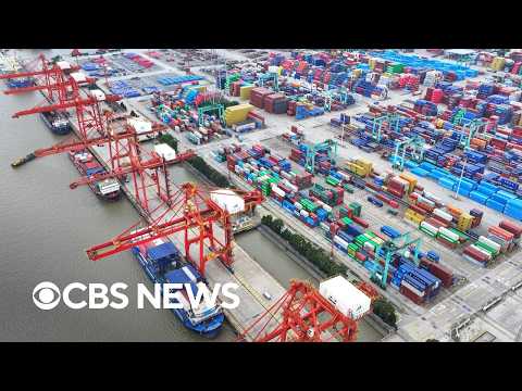 YouTube video thumbnail: Tariffs Starting to Impact Consumer Prices, Analysis Finds