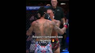 The respect 🔥 #UFC318