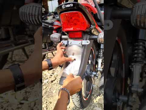 hf Deluxe back side Dekho Magar Pyar Se  sticker