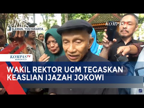 Respons Aksi Massa, Wakil Rektor UGM Tegaskan Keaslian Ijazah Jokowi