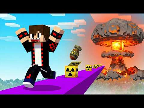 ماين كرافت : اكتشفت طريق حظ القنبلـة النوويـة الخطيرة ولكن النهاية صادمة !!؟ 🔥😱