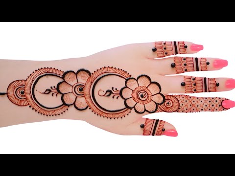 New Easy Simple Back hand Mehndidesign |Arabic mehndi designs | Mehandidesign |Mehandi| #Mehndi