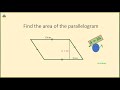 Area and Properties of Triangles and Parallelograms