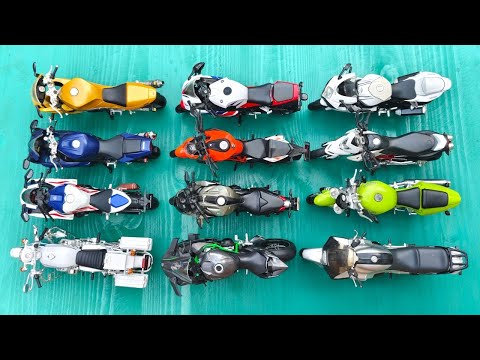 Review of Scale Model Honda CBR 1000 RRR | Suzuki GSX-R1000 | KTM 1290 Super Duke R | RP TOYS