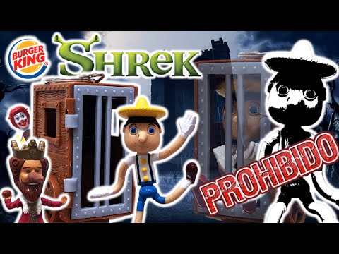 El JUGUETE PROHIBIDO de PINOCHO | Burger King - Colecci贸n de SHREK (2001) - TOY SHOTS