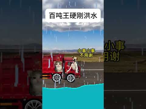 猫の動画サムネイル - 当百吨王硬刚洪水时#有趣 #猫meme #猫meme剧场 #内容过于真实  #故事 #貓 #猫猫meme小剧场 #喵不可言