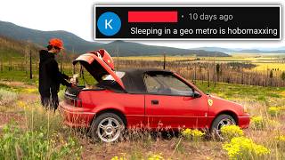 Living in a Car Smaller Than Your Couch
