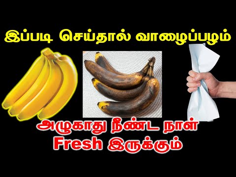 வாழைப்பழம் அழுகாது நீண்ட நாள் Fresh இருக்கும் | Happyvasu | Tamil Voice over | #tips #tamilshorts