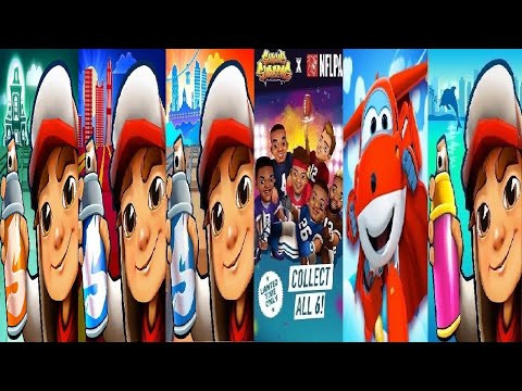 Subway Surfers Halloween 2024 VS Shenzhen Barcelona  Miami 2020 (NFLPA Special) Super Wings Jett Run