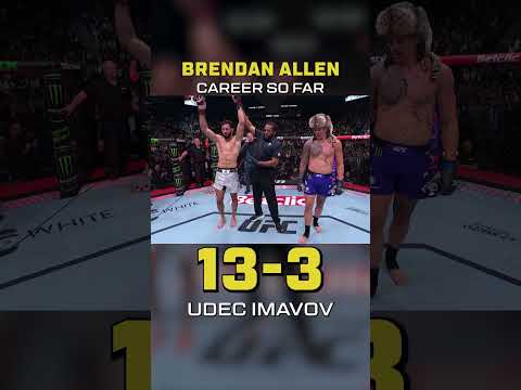 Brendan Allen's <strong>Career</strong> So Far #ufcvegas122