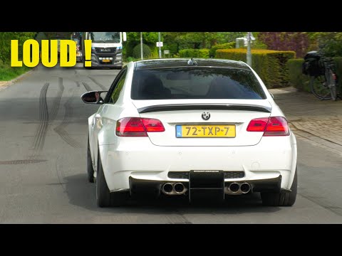 BMW M3 E92 Mosselman with STRAIGHT PIPE! LOUD Revs and Accelerations!