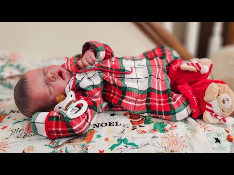 Stalker Much? Changing realistic reborn baby doll| Opening Christmas gifts| nlovewithreborns2011