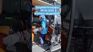 Skigebiet Kronplatz  - 09 April 2026 - Perfekte Skipisten, wenig Leute
