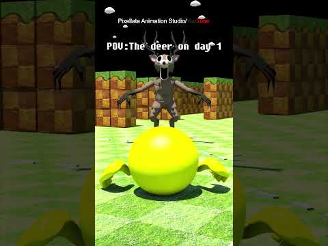 Pacman and The Deer On Day 1 #pacman #99nightintheforest  #roblox #robloxanimation 🦌