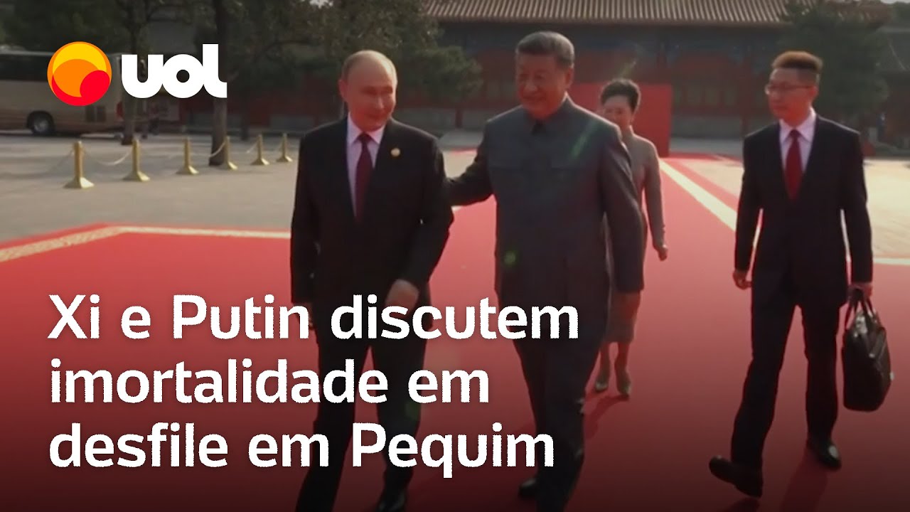 Xi e Putin são flagrados por microfones abertos e registra conversa sobre imortalidade vídeo