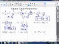 Factoring Techniques in Algebra