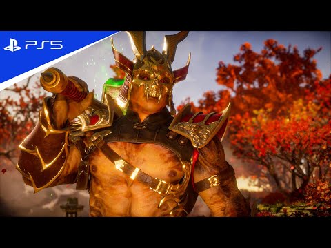 Shao kahn Vs Kotal Kahn - Mortal Kombat 11 Gameplay