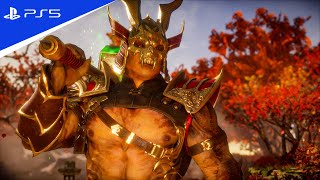 Shao kahn Vs Kotal Kahn - Mortal Kombat 11 Gameplay