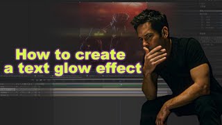 How to create a text glow effect? #AE