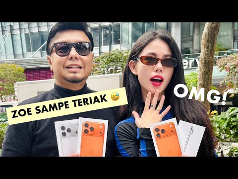 Unboxing iPhone 17 Series ditemenin Zoe Levana, iPhone nya dibanting 💥😅