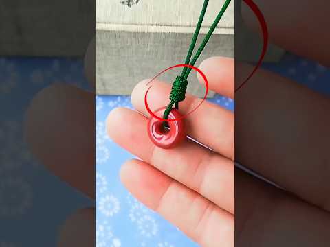 ⚠️ [Knot to Know!?] 🪢 knot tying method is looks good and is strong. #shorts #diy #knot #rope