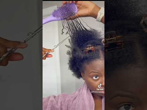 Let it goooo let it gooo. This is my last big chop I promise lol let’s get growing again! 💗