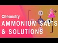 Understanding Ammonium Salts