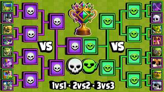 TORNEO de ESQUELETOS vs DUENDES | 1vs1 - 2vs2 - 3vs3 | Clash Royale