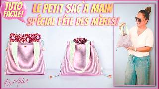 🌸 Tuto Facile et Rapide #DIY 🌸 Coudre Le Petit Sac à Main Spécial Fête des Mères #ByMélou 🥰