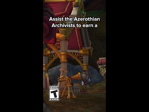 Do the Big Dig, earn relics, and get rewards with Azerothian Archives in Seeds of Renewal.